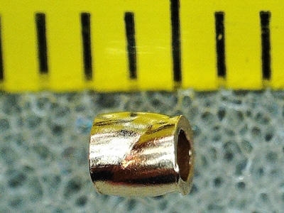 Quetschrhrchen 2x2mm Goldfilled, 2 Stk